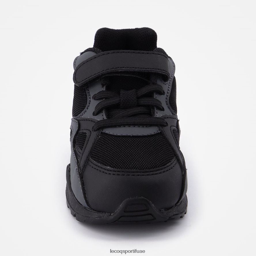 أسود أطفال حذاء LCS R850 للأطفال باللون الأسود Le Coq Sportif أحذية 2684VH677