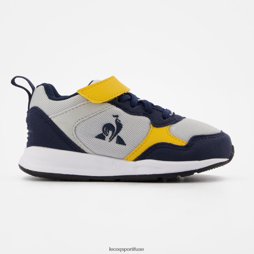 رمادي أطفال حذاء R500 بيبي سبورت باللون الرمادي Le Coq Sportif أحذية 2684VH417