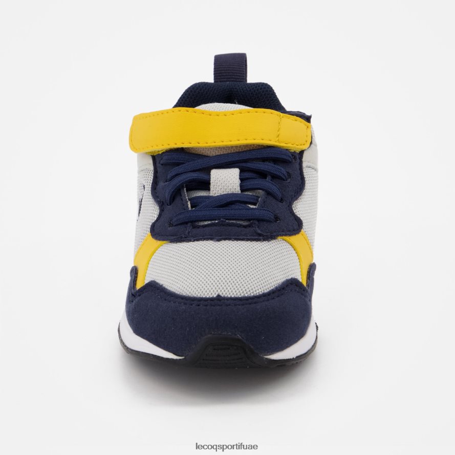 رمادي أطفال حذاء R500 بيبي سبورت باللون الرمادي Le Coq Sportif أحذية 2684VH417