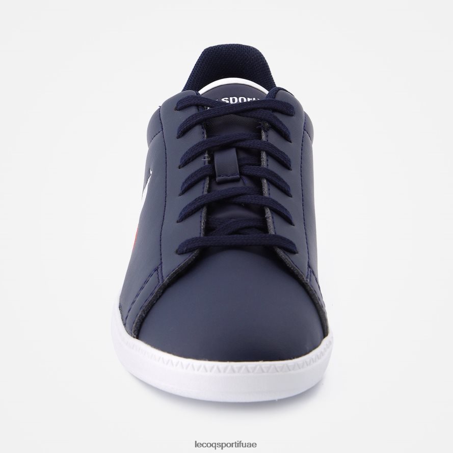 أزرق أطفال حذاء كورتسيت جونيور باللون الأزرق Le Coq Sportif أحذية 2684VH688
