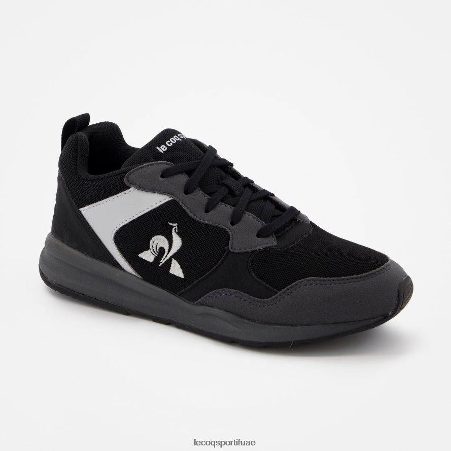 أسود أطفال حذاء R500 جونيور سبورت أسود Le Coq Sportif أحذية 2684VH429