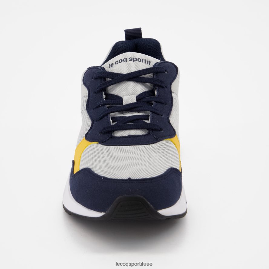 رمادي أطفال حذاء R500 جونيور سبورت باللون الرمادي Le Coq Sportif أحذية 2684VH430