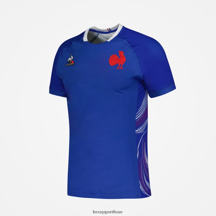 أزرق رجال طبق الاصل جيرسي الرجبي 7 - فريق فرنسا الأزرق Le Coq Sportif ملابس 2684VH475