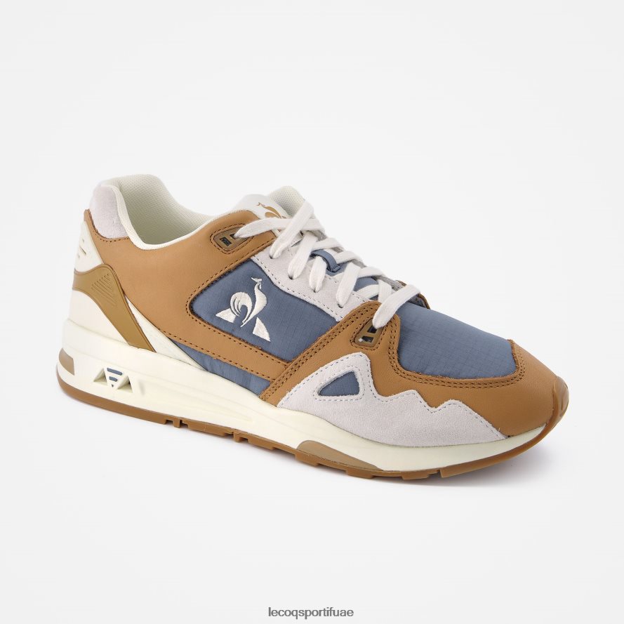 بني رجال حذاء LCS R1000 ريبستوب بني Le Coq Sportif أحذية 2684VH530