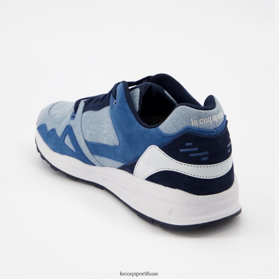 أزرق رجال حذاء LCS R1000 الدنيم الأزرق Le Coq Sportif أحذية 2684VH532