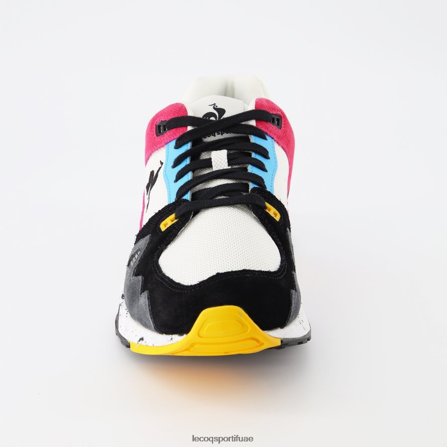 أبيض رجال حذاء LCS R1000 التسعينات الأبيض Le Coq Sportif أحذية 2684VH581