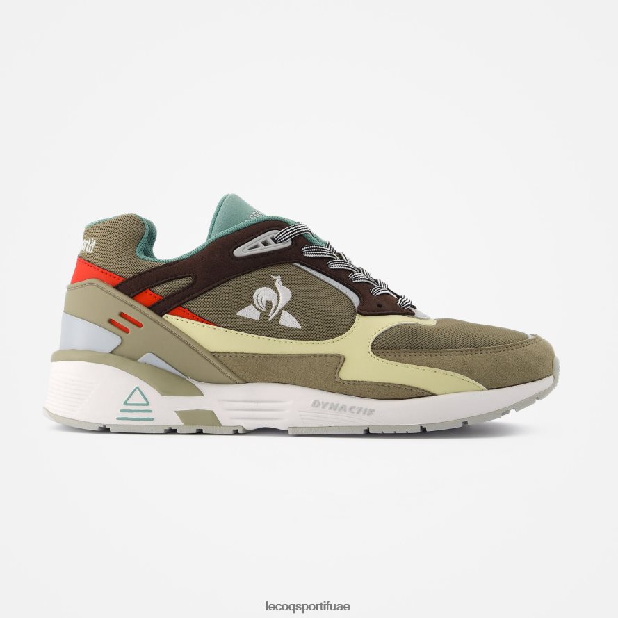 بني رجال حذاء LCS R1100 ستريت بني Le Coq Sportif أحذية 2684VH537