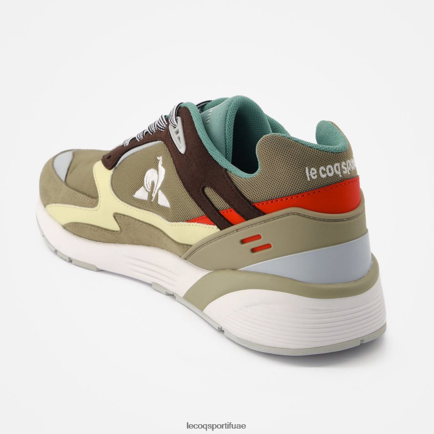 بني رجال حذاء LCS R1100 ستريت بني Le Coq Sportif أحذية 2684VH537