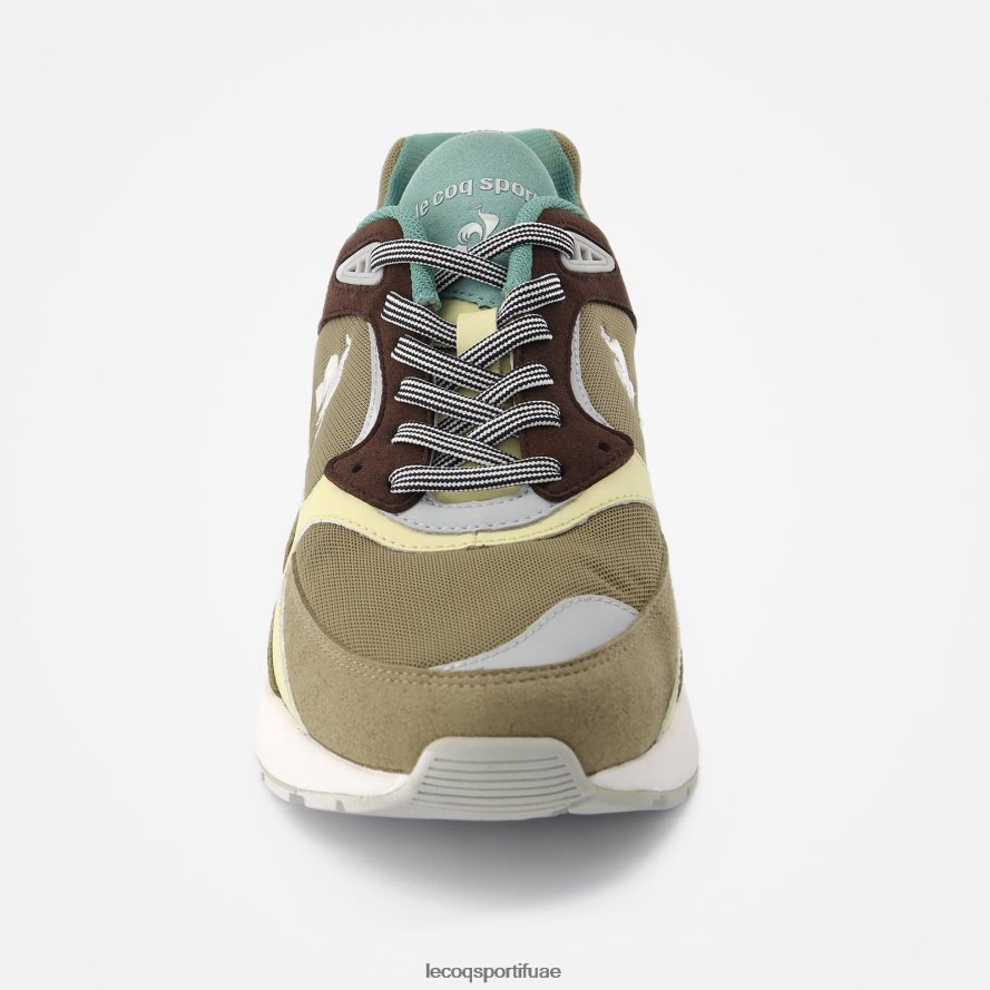 بني رجال حذاء LCS R1100 ستريت بني Le Coq Sportif أحذية 2684VH537