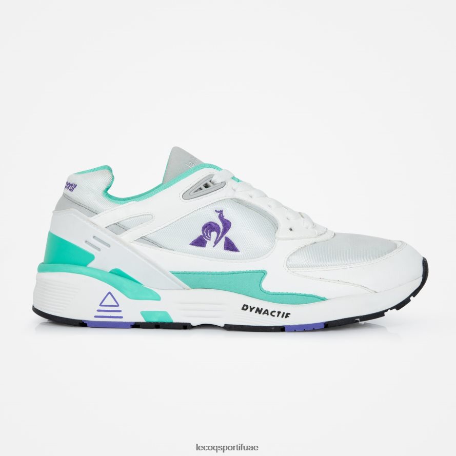 أبيض رجال حذاء LCS R1100 التسعينات الأبيض Le Coq Sportif أحذية 2684VH575