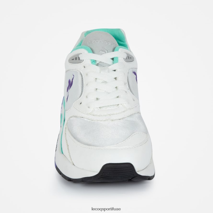 أبيض رجال حذاء LCS R1100 التسعينات الأبيض Le Coq Sportif أحذية 2684VH575