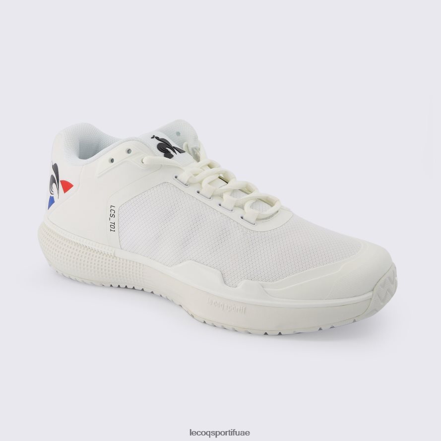 أبيض رجال حذاء فيوتشر LCS T01 باللون الأبيض Le Coq Sportif أحذية 2684VH706