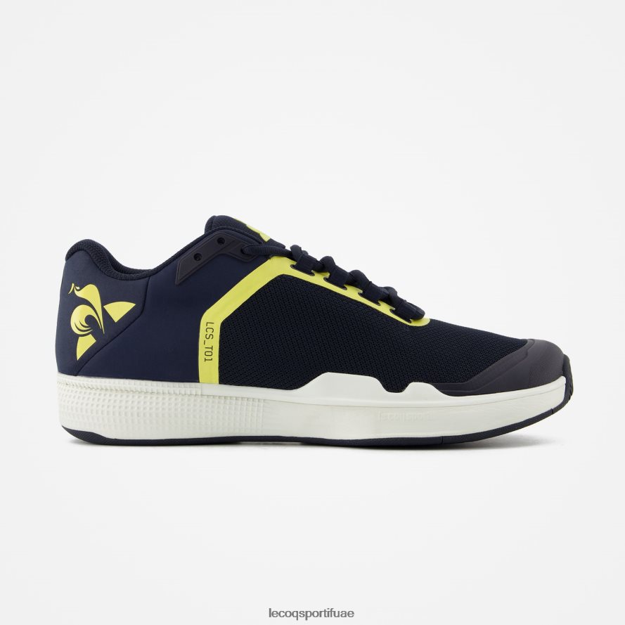 أزرق رجال حذاء المستقبل LCS T01 الطين الأزرق Le Coq Sportif أحذية 2684VH708