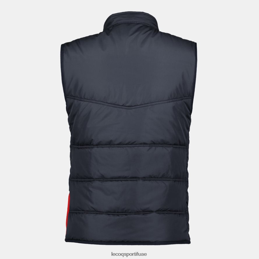 أزرق رجال سترة بلا أكمام للجنسين باللون الأزرق Le Coq Sportif ملابس 2684VH118