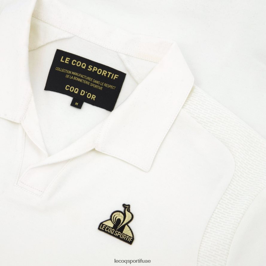 أبيض رجال قطن بولو ابيض Le Coq Sportif ملابس 2684VH128