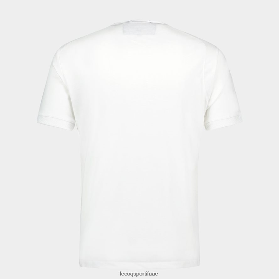 أبيض رجال أزياء تي شيرت أبيض Le Coq Sportif ملابس 2684VH147