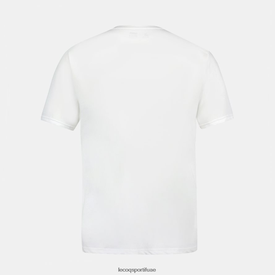 أبيض رجال أزياء تي شيرت أبيض Le Coq Sportif ملابس 2684VH148