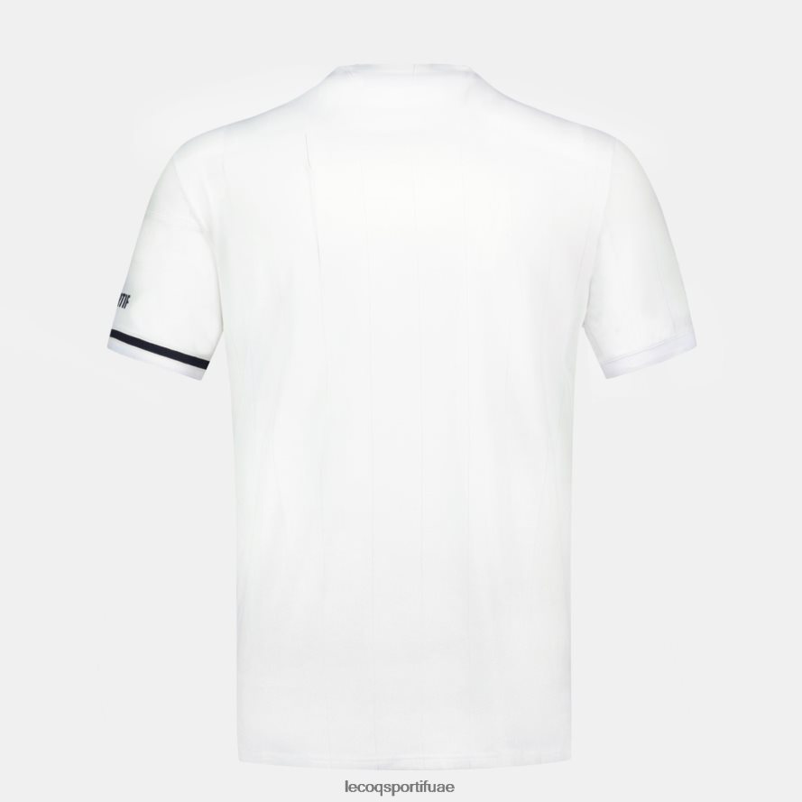 أبيض رجال أزياء تي شيرت أبيض Le Coq Sportif ملابس 2684VH165