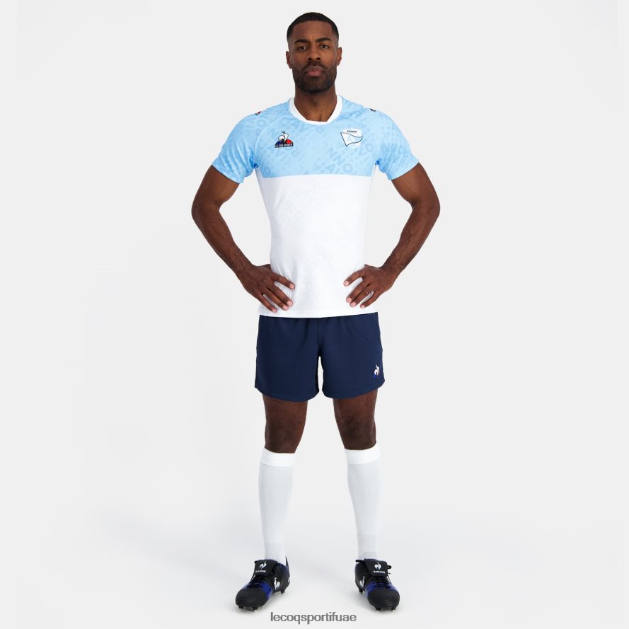 أزرق رجال أزياء تي شيرت أزرق Le Coq Sportif ملابس 2684VH168