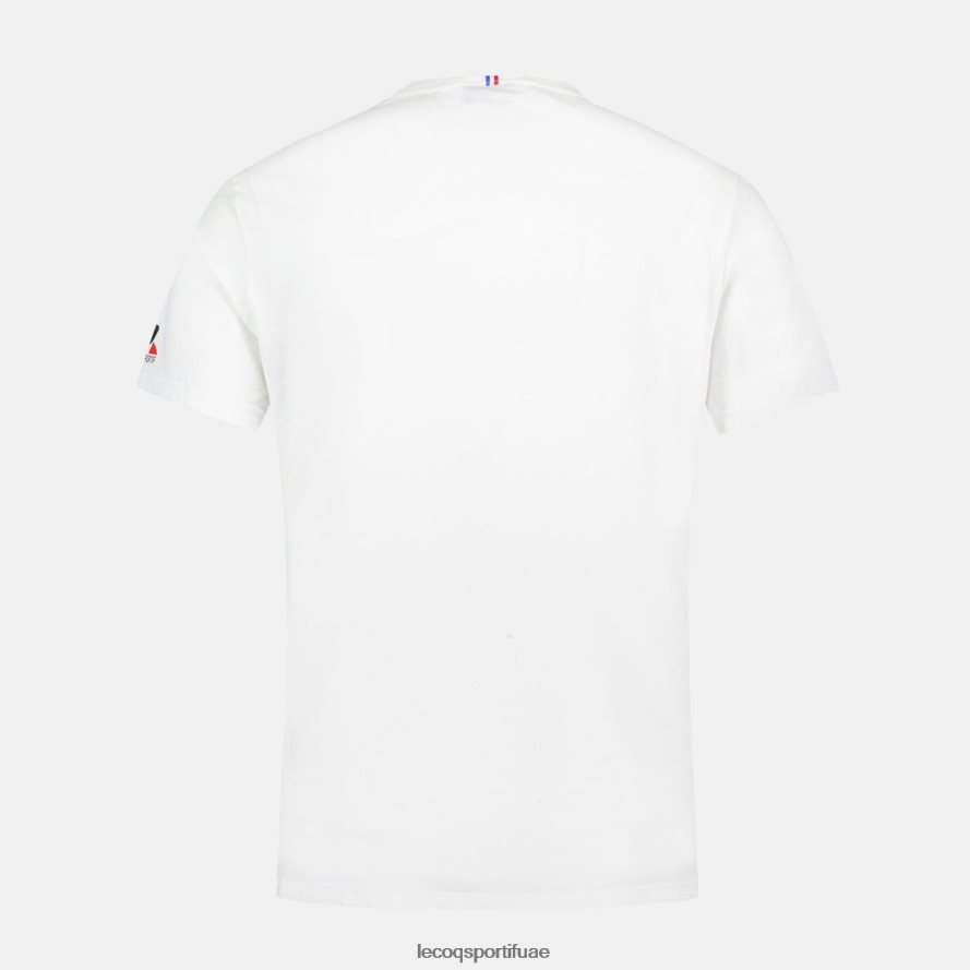أبيض رجال تي شيرت - فرنسا الرجبي الأبيض Le Coq Sportif ملابس 2684VH169