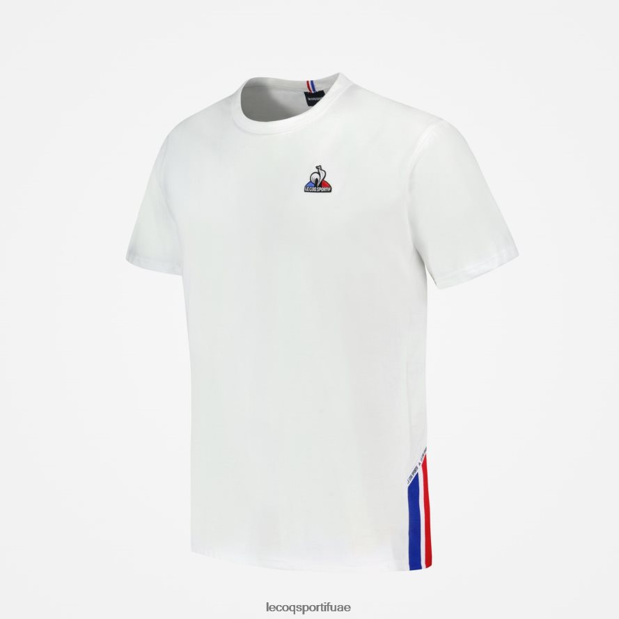 أبيض رجال أزياء تي شيرت أبيض Le Coq Sportif ملابس 2684VH170