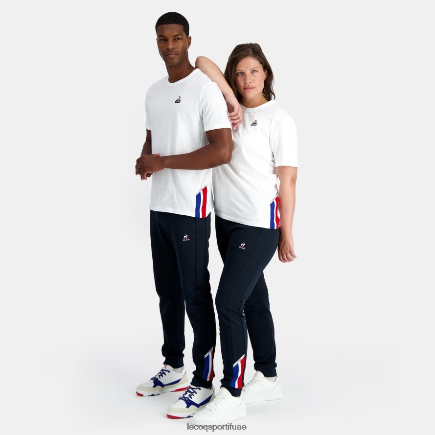 أبيض رجال أزياء تي شيرت أبيض Le Coq Sportif ملابس 2684VH170