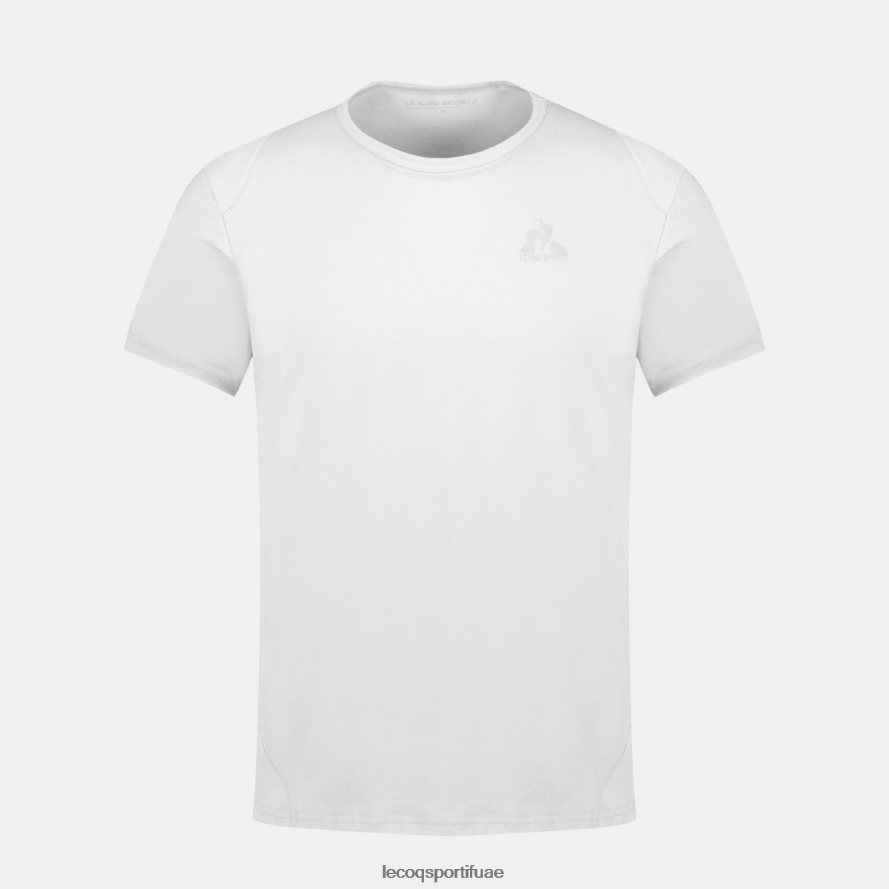 أبيض رجال أزياء تي شيرت أبيض Le Coq Sportif ملابس 2684VH176