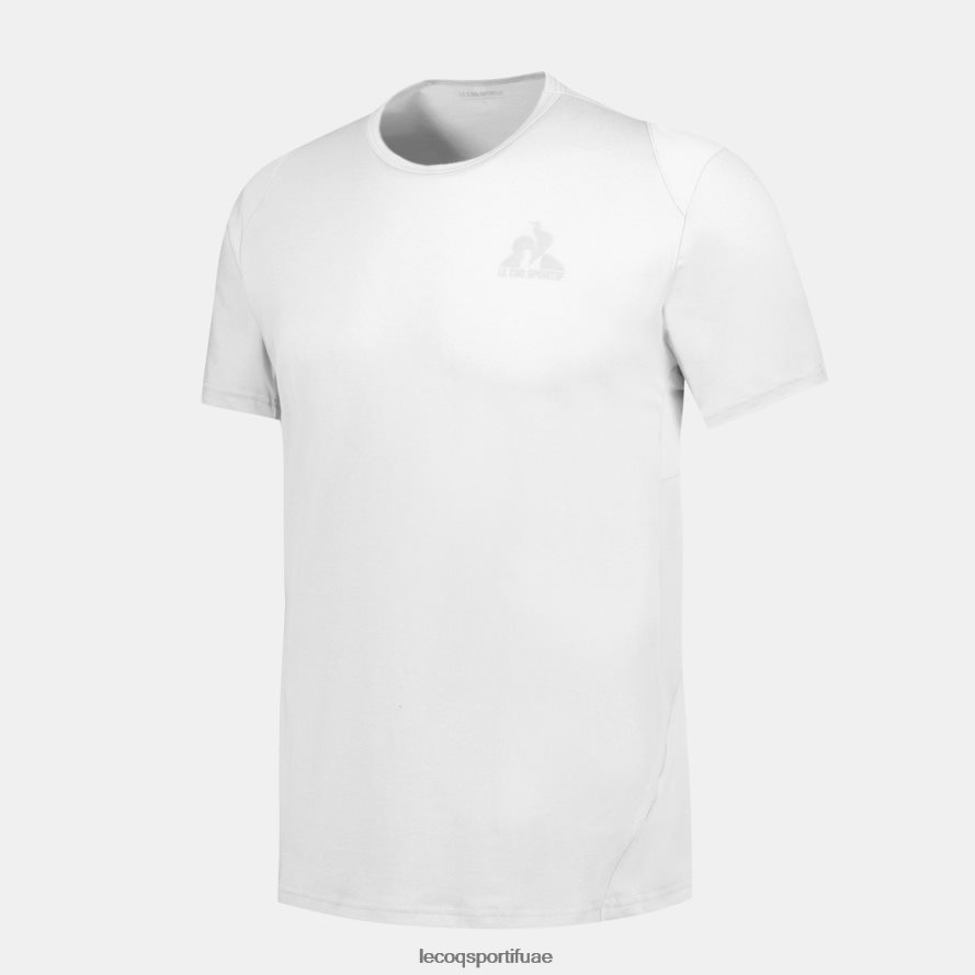 أبيض رجال أزياء تي شيرت أبيض Le Coq Sportif ملابس 2684VH176