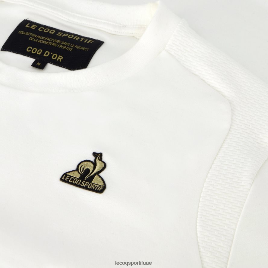 أبيض رجال تي شيرت أبيض Le Coq Sportif ملابس 2684VH184
