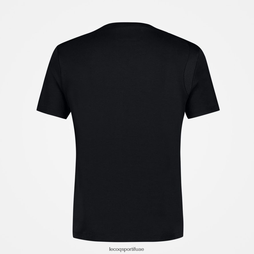 أسود رجال تي شيرت أسود Le Coq Sportif ملابس 2684VH185