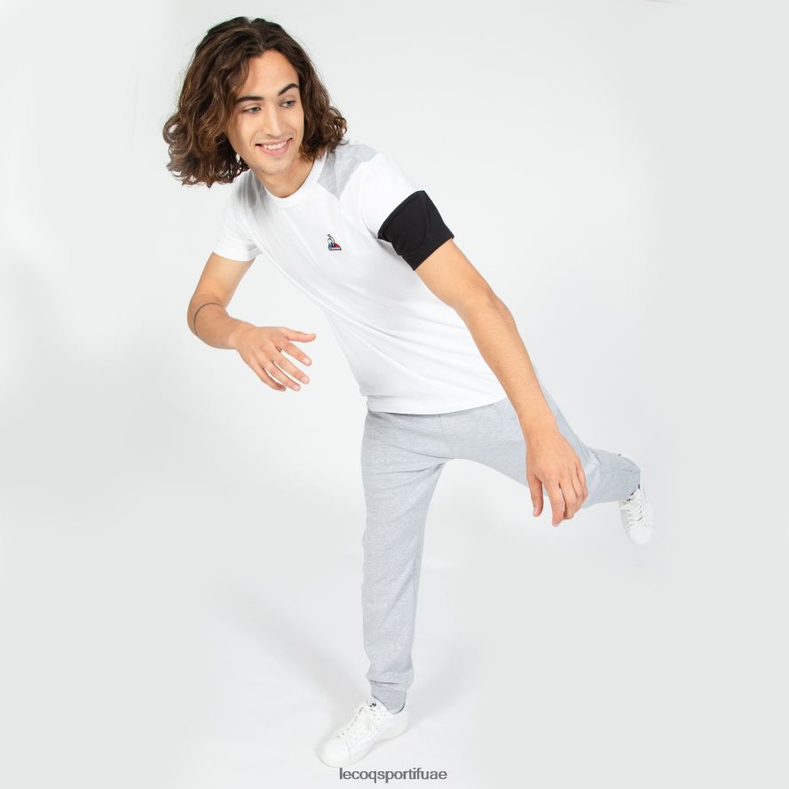 أبيض رجال تي شيرت أبيض Le Coq Sportif ملابس 2684VH189