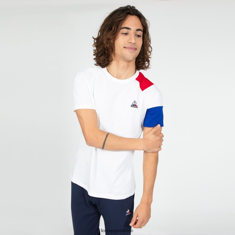 أبيض رجال تي شيرت أبيض Le Coq Sportif ملابس 2684VH191