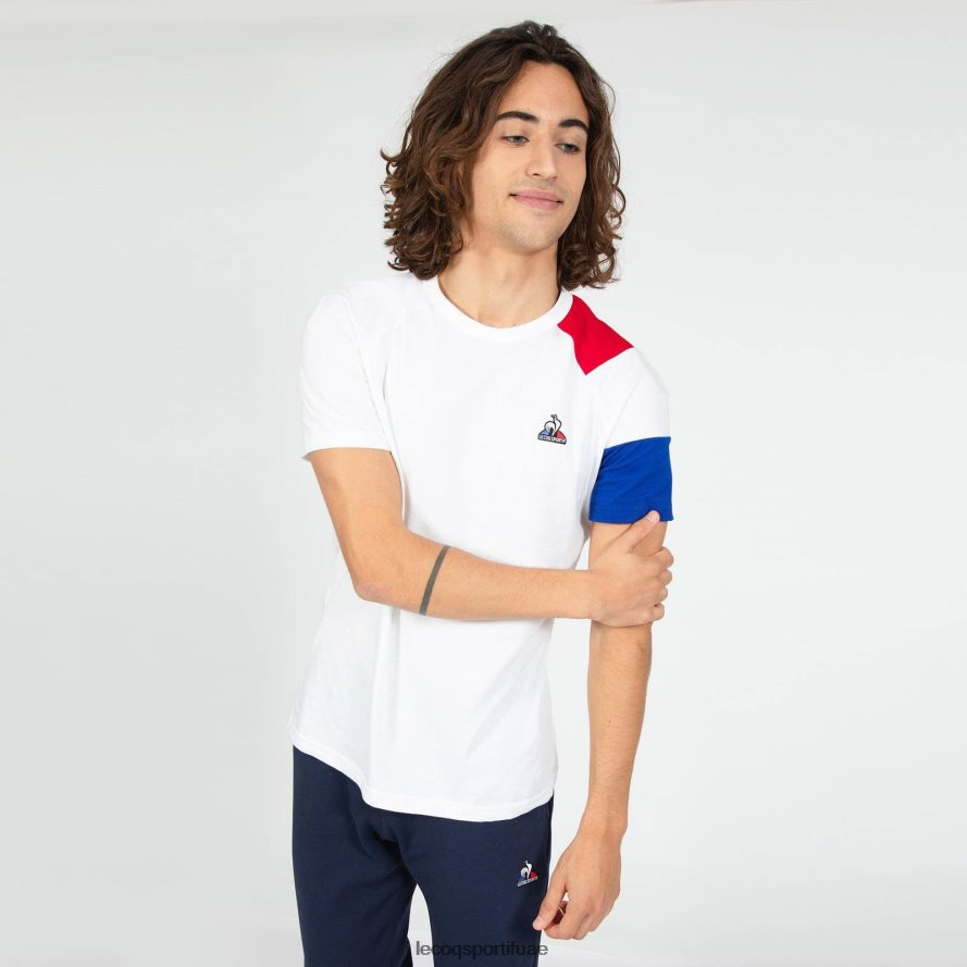 أبيض رجال تي شيرت أبيض Le Coq Sportif ملابس 2684VH191