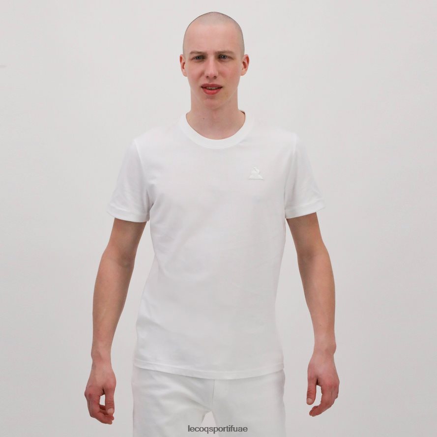 أبيض رجال تي شيرت أبيض Le Coq Sportif ملابس 2684VH194