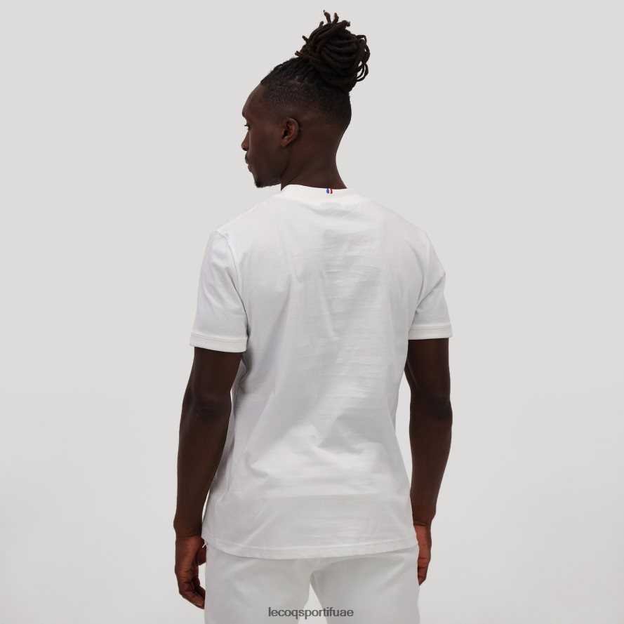 أبيض رجال تي شيرت أبيض Le Coq Sportif ملابس 2684VH194