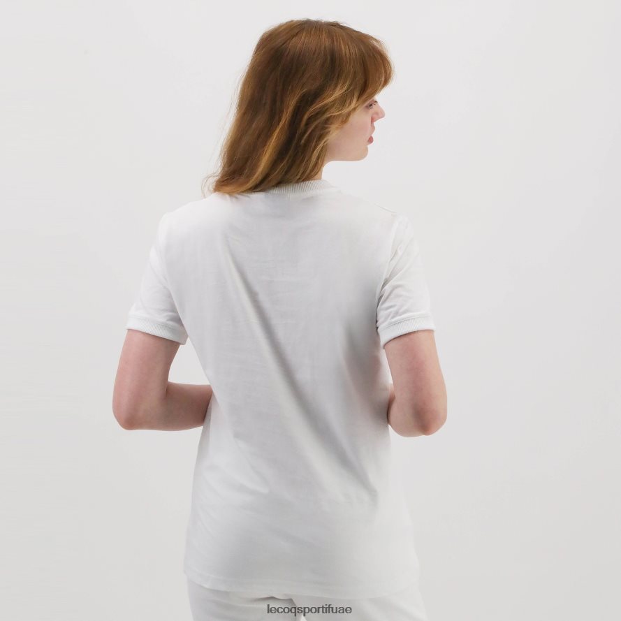 أبيض رجال تي شيرت أبيض Le Coq Sportif ملابس 2684VH194