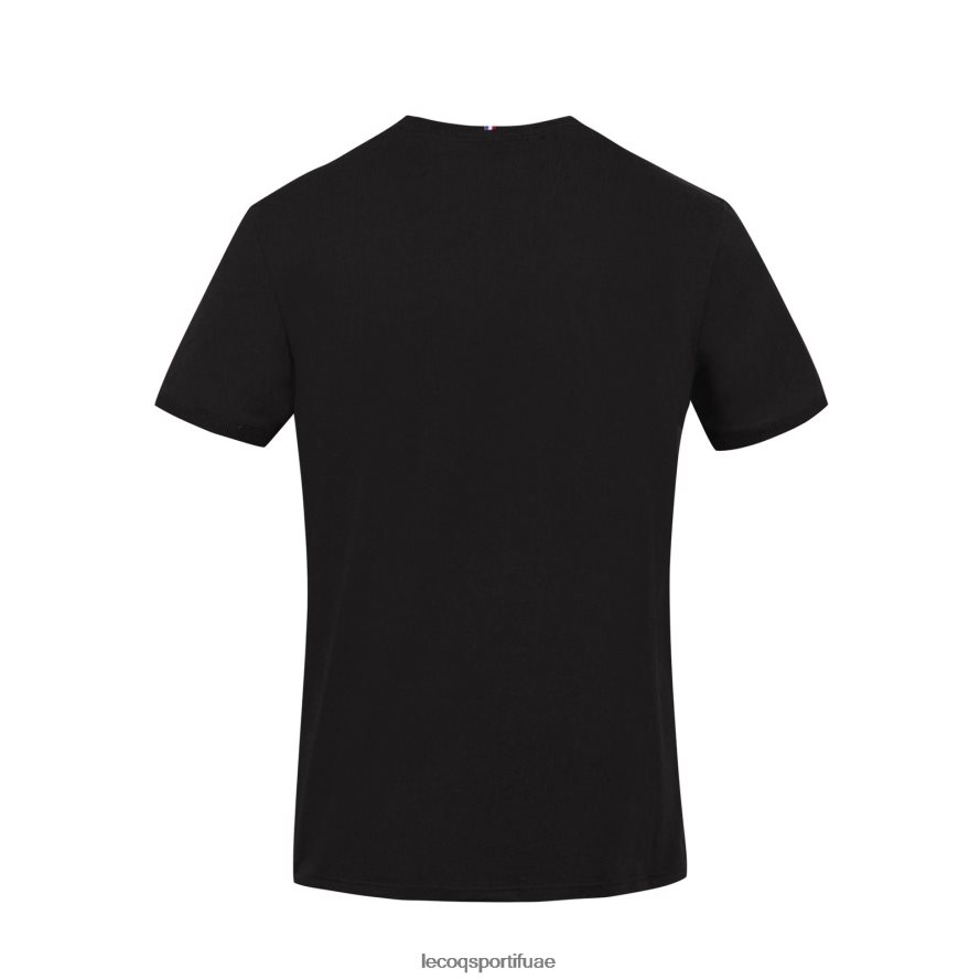أسود رجال تي شيرت أسود Le Coq Sportif ملابس 2684VH195