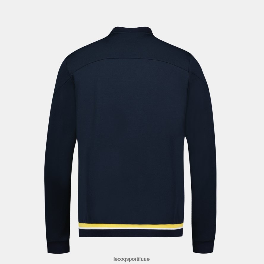 أزرق رجال البلوز مضغوط الأزرق Le Coq Sportif ملابس 2684VH19