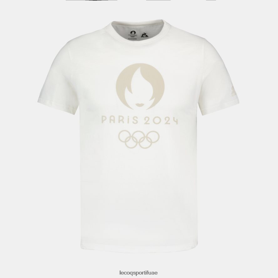 أبيض رجال تي شيرت أبيض Le Coq Sportif ملابس 2684VH201