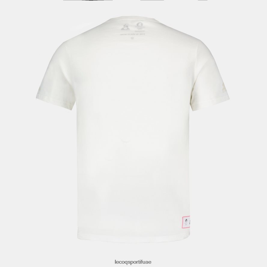 أبيض رجال تي شيرت أبيض Le Coq Sportif ملابس 2684VH201