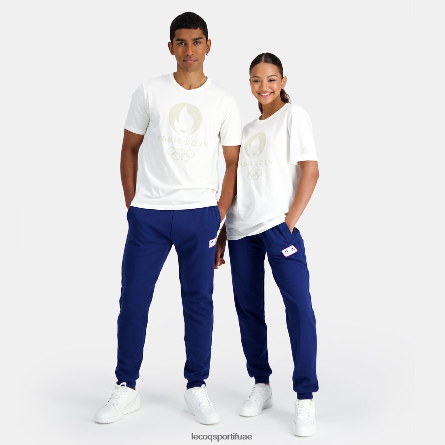 أبيض رجال تي شيرت أبيض Le Coq Sportif ملابس 2684VH201