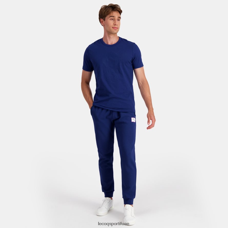 أزرق رجال تي شيرت أزرق Le Coq Sportif ملابس 2684VH202