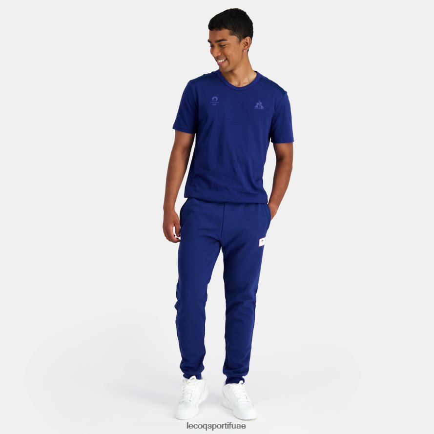 أزرق رجال تي شيرت أزرق Le Coq Sportif ملابس 2684VH203