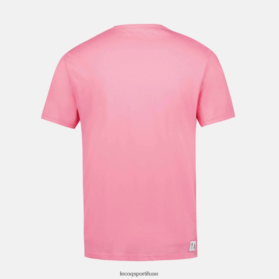 لون القرنفل رجال تي شيرت وردي Le Coq Sportif ملابس 2684VH204