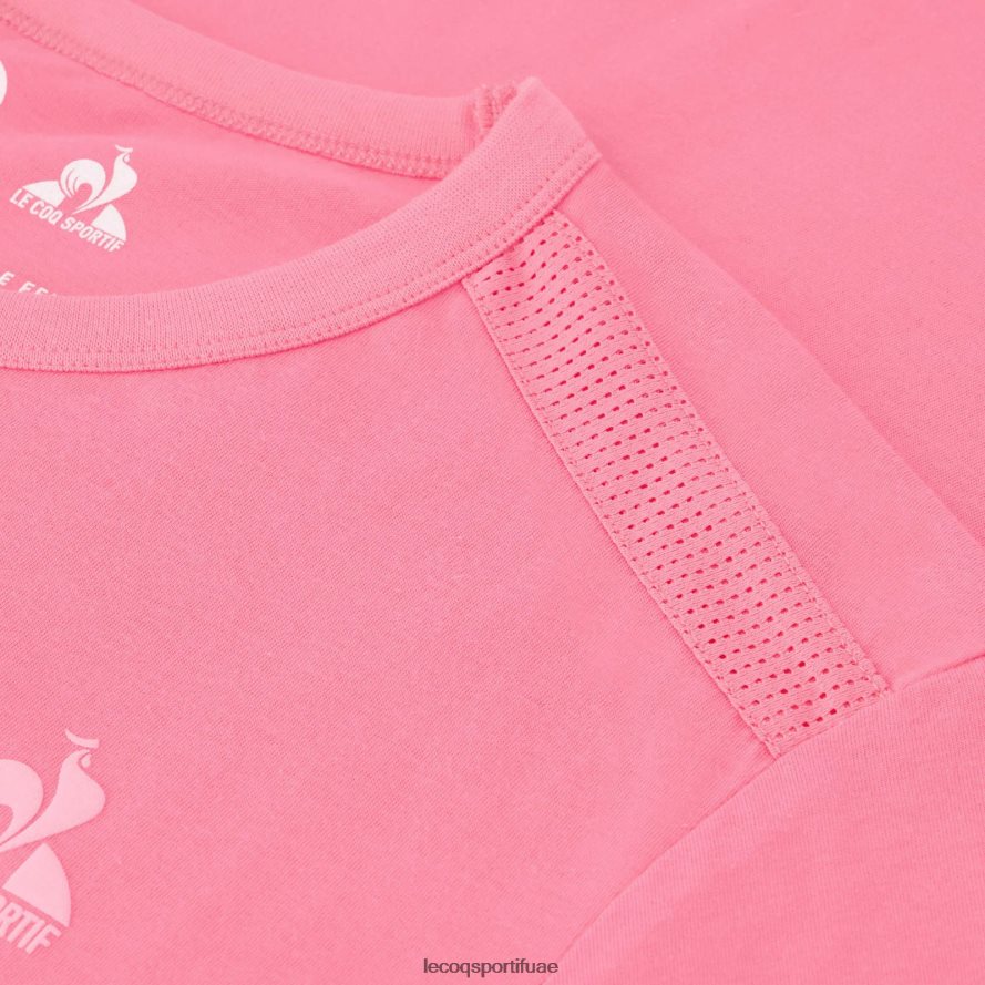 لون القرنفل رجال تي شيرت وردي Le Coq Sportif ملابس 2684VH204