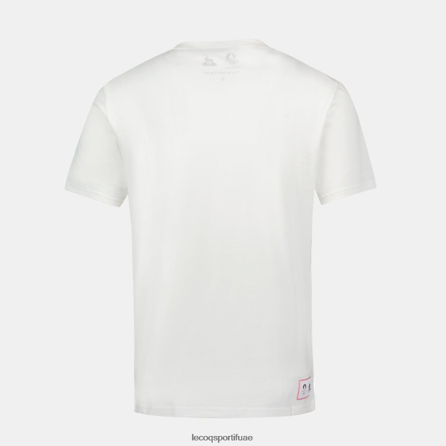 أبيض رجال تي شيرت أبيض Le Coq Sportif ملابس 2684VH205