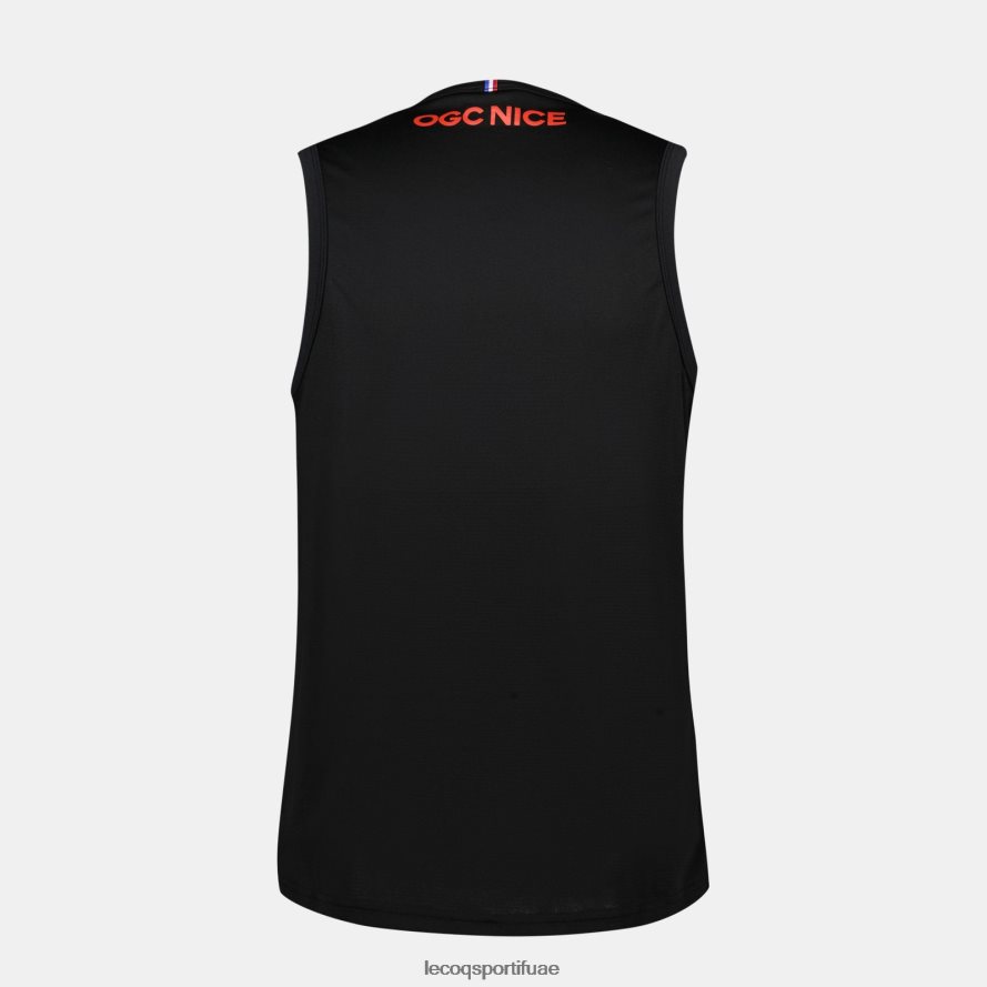 أسود رجال سترة أعلى سوداء Le Coq Sportif ملابس 2684VH207