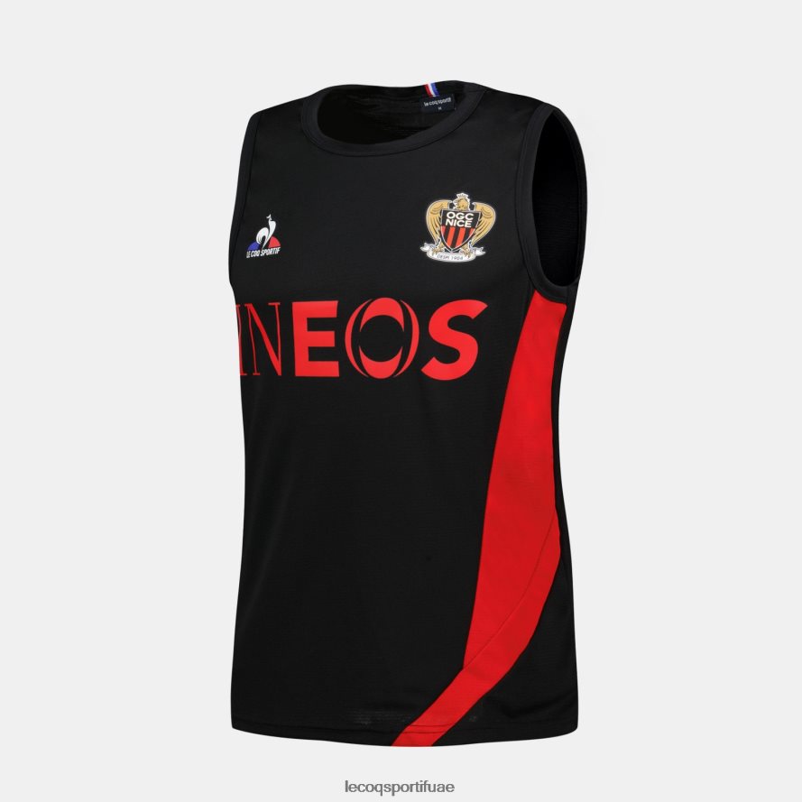 أسود رجال سترة أعلى سوداء Le Coq Sportif ملابس 2684VH207