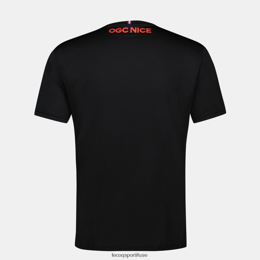 أسود رجال تي شيرت أسود Le Coq Sportif ملابس 2684VH208