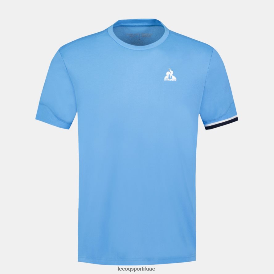أزرق رجال تي شيرت أزرق Le Coq Sportif ملابس 2684VH209
